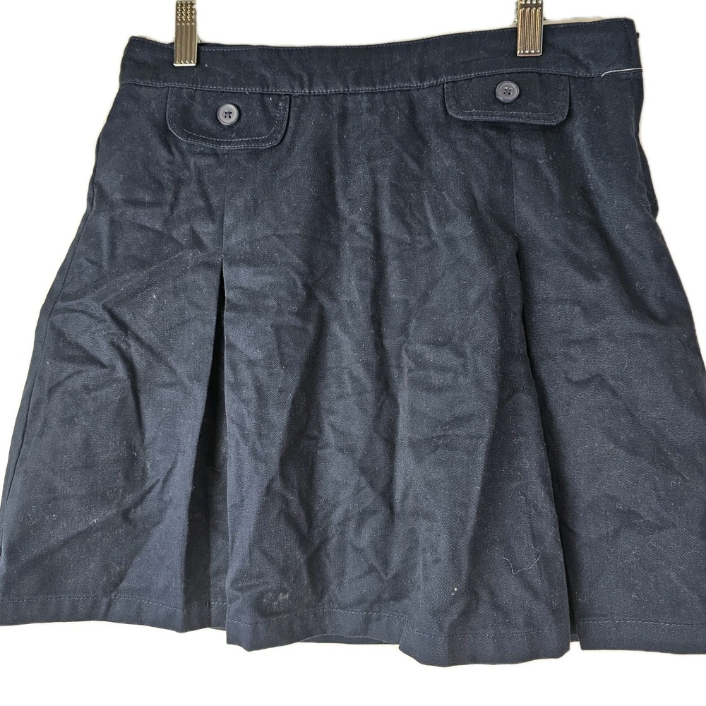 Simply Styled Girls 16 Navy Blue Uniform Skort Schoolwear‎ Adjustable Waist